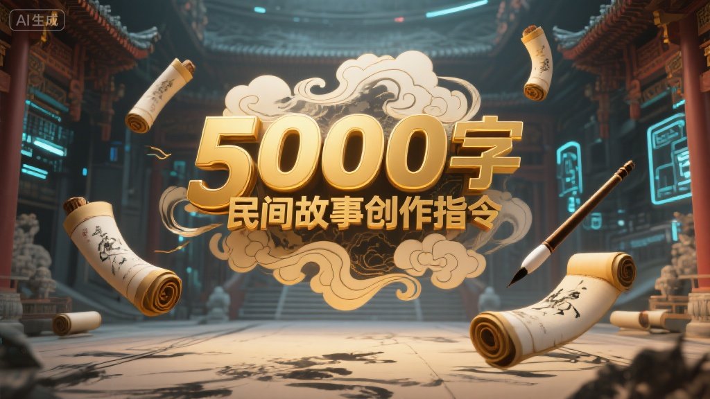【民间故事5000字创作指令】5步生成系统-聚豪云创下载-聚豪云创