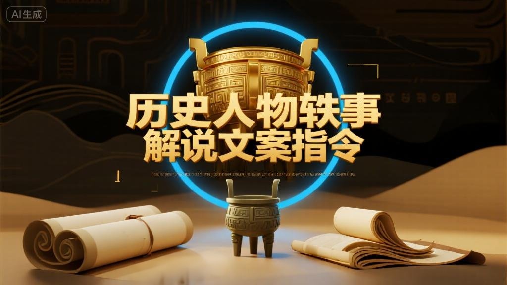 【历史文案指令】人物轶事解说模板-聚豪云创下载-聚豪云创