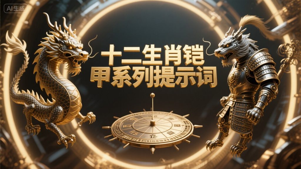【神兽铠甲提示词】十二生肖战甲指令集-聚豪云创下载-聚豪云创