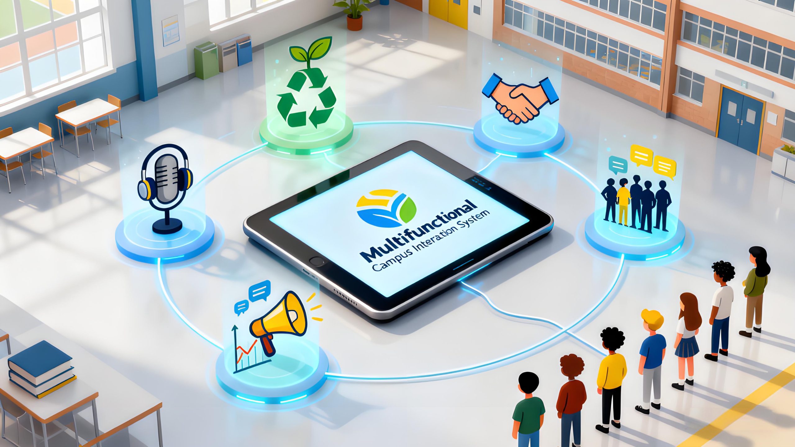 校园场景交互系统AI指令-情景模拟训练