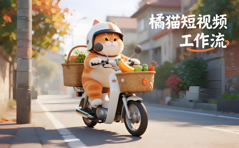 橘猫生活短视频自动化制作Coze工作流