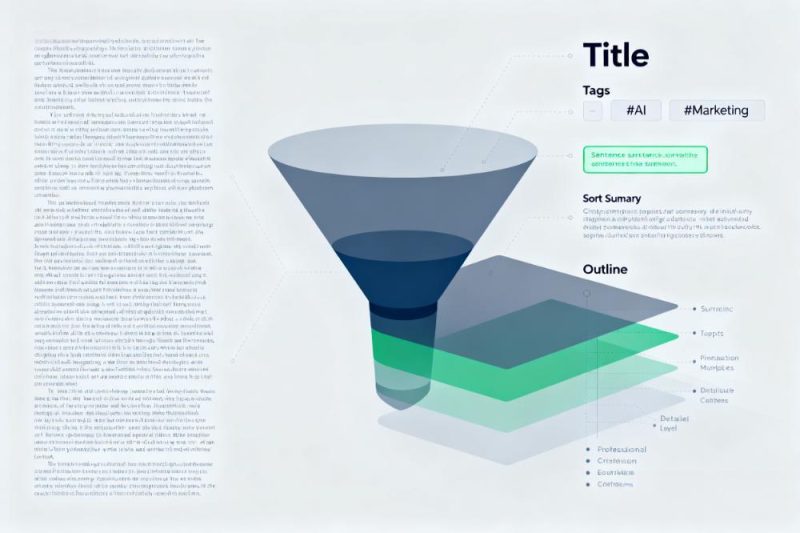 长文本总结提炼助手指令模板