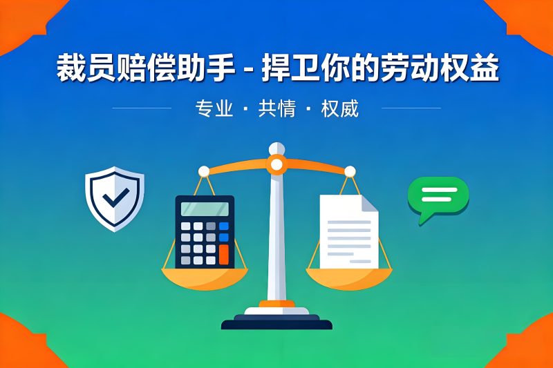 裁员赔偿AI计算工具-合法维权指南