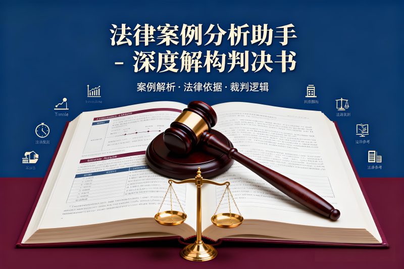 法律案例AI分析工具-判决书深度解读