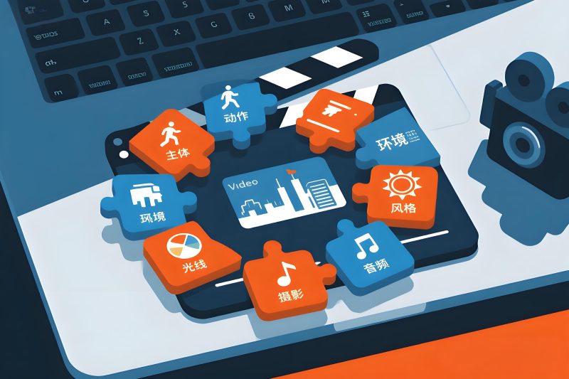 AI视频提示词万能结构手册 – 导演级教程模板