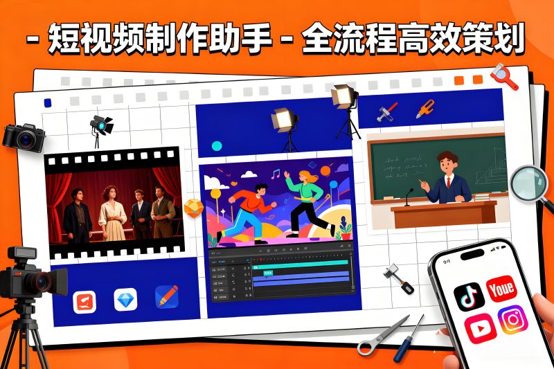 短视频全流程AI制作工具-分镜脚本一键生成