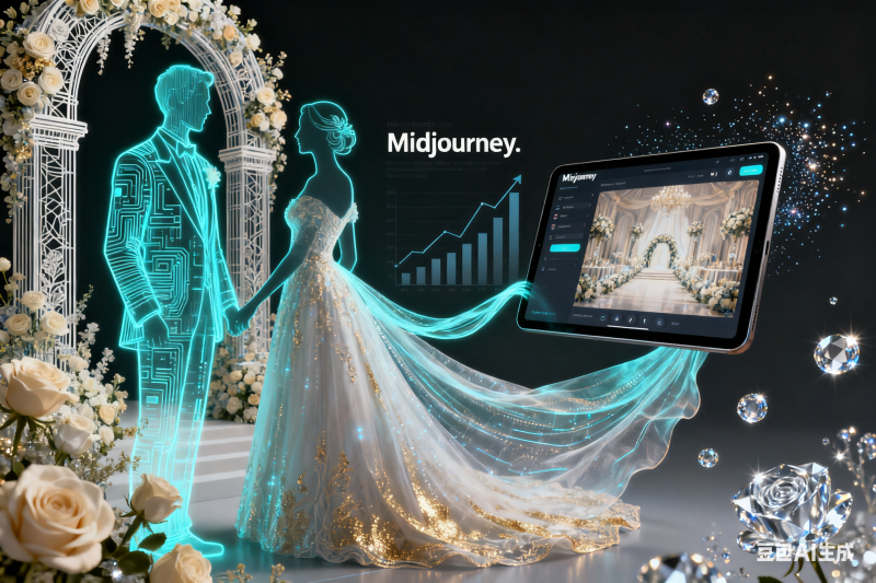 AI婚礼策划副业：用Midjourney做布场设计变现指南