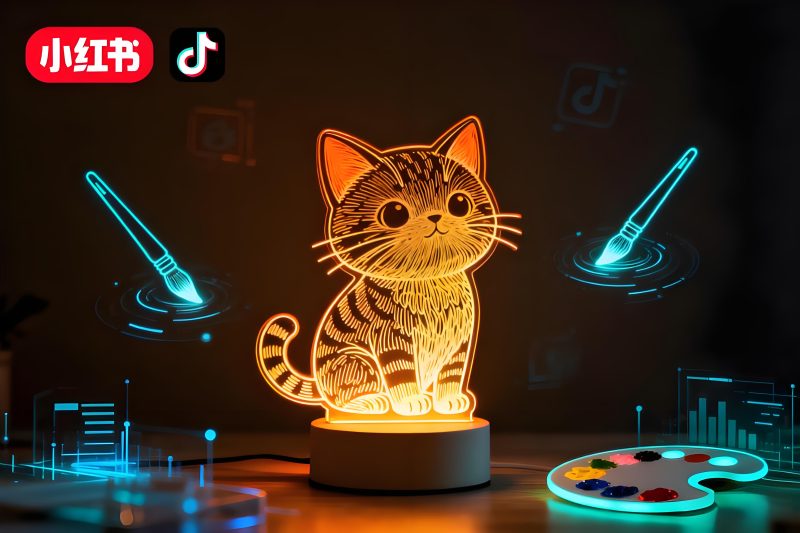 AI宠物定制副业：SD技术制作肖像小夜灯变现攻略