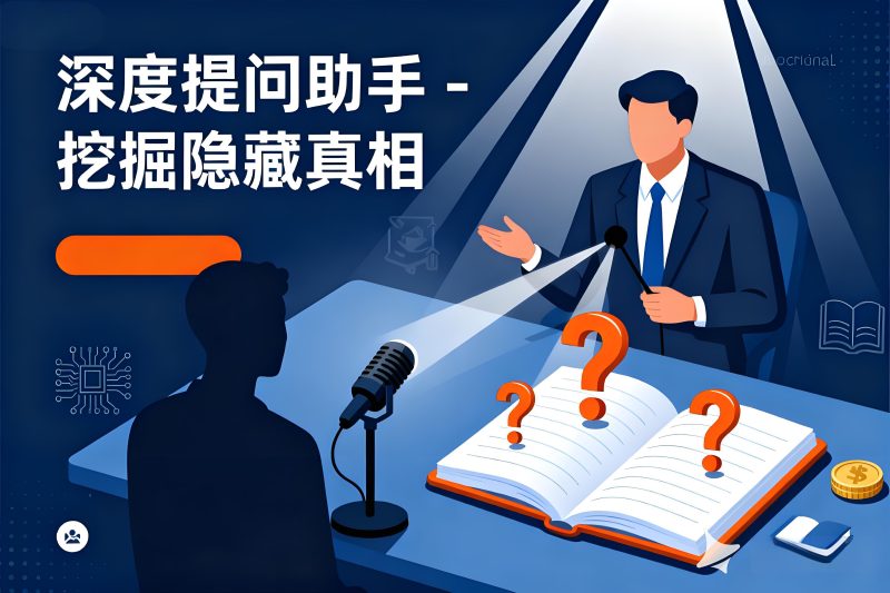 深度采访提问AI助手-挖掘行业真相指令