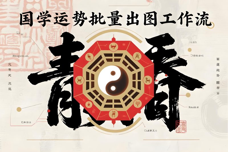 国学运势批量出图工作流 – 一键生成国学运势图文内容
