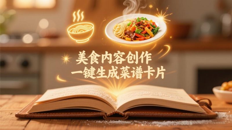 一键生成专业菜谱，Coze美食内容创作神器