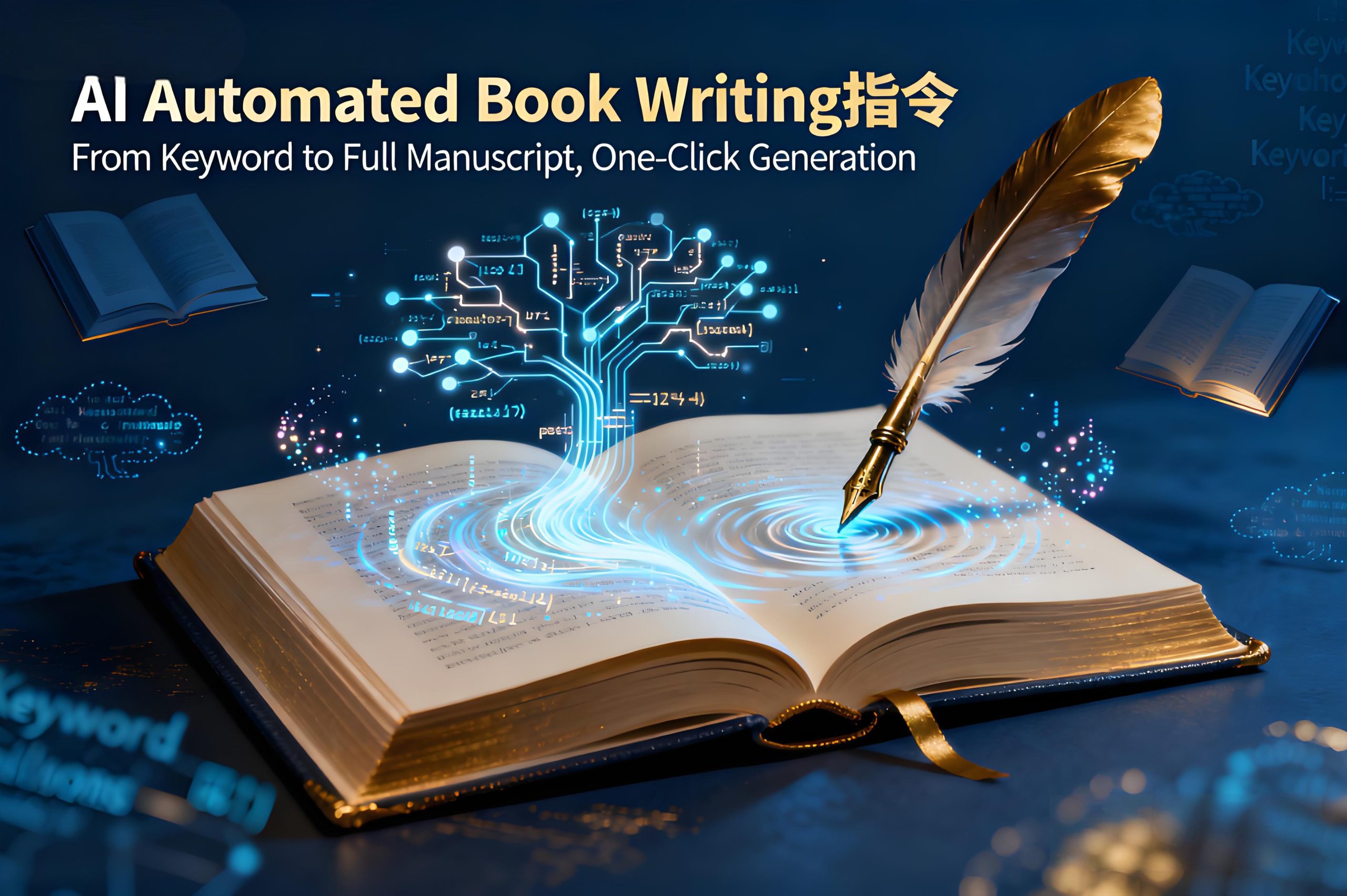 AI写书指令：一键自动生成全书内容