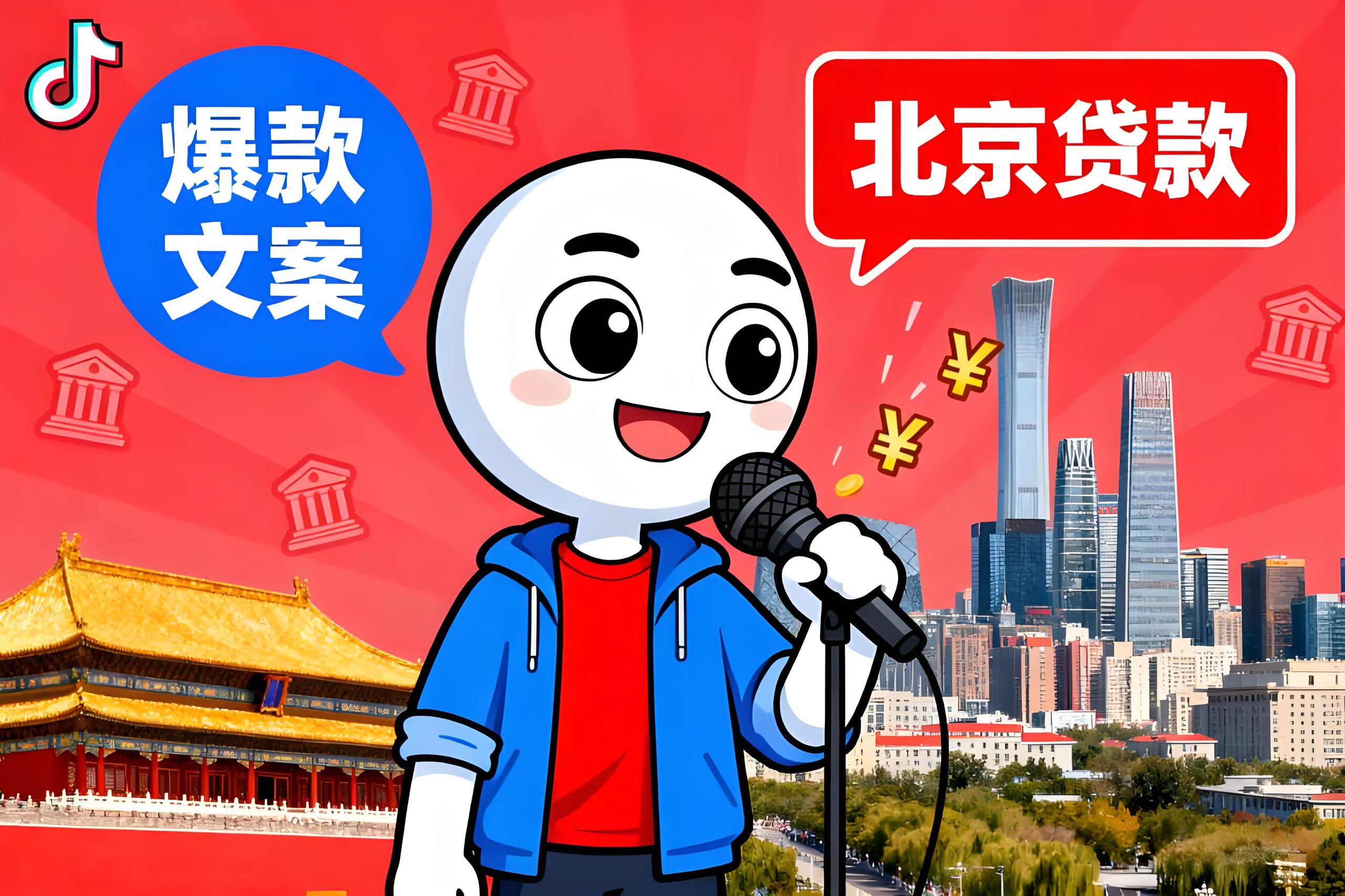 短视频文案生成指令：北京贷款IP打造”,