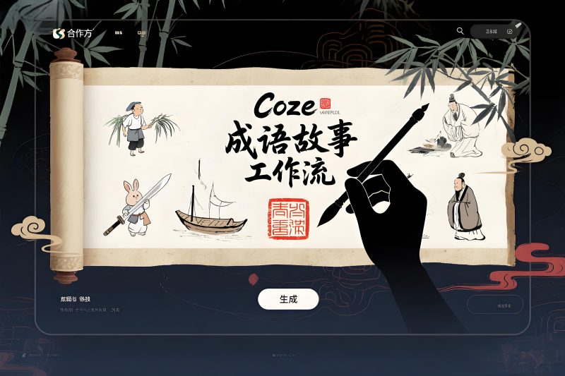 Coze成语故事图文生成工作流