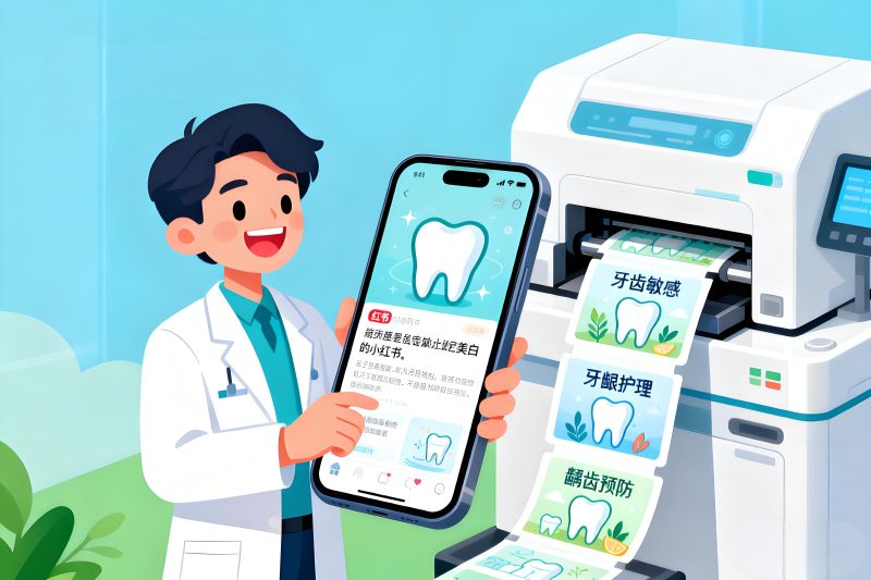 牙医科普Coze工作流-自动生成小红书健康图文