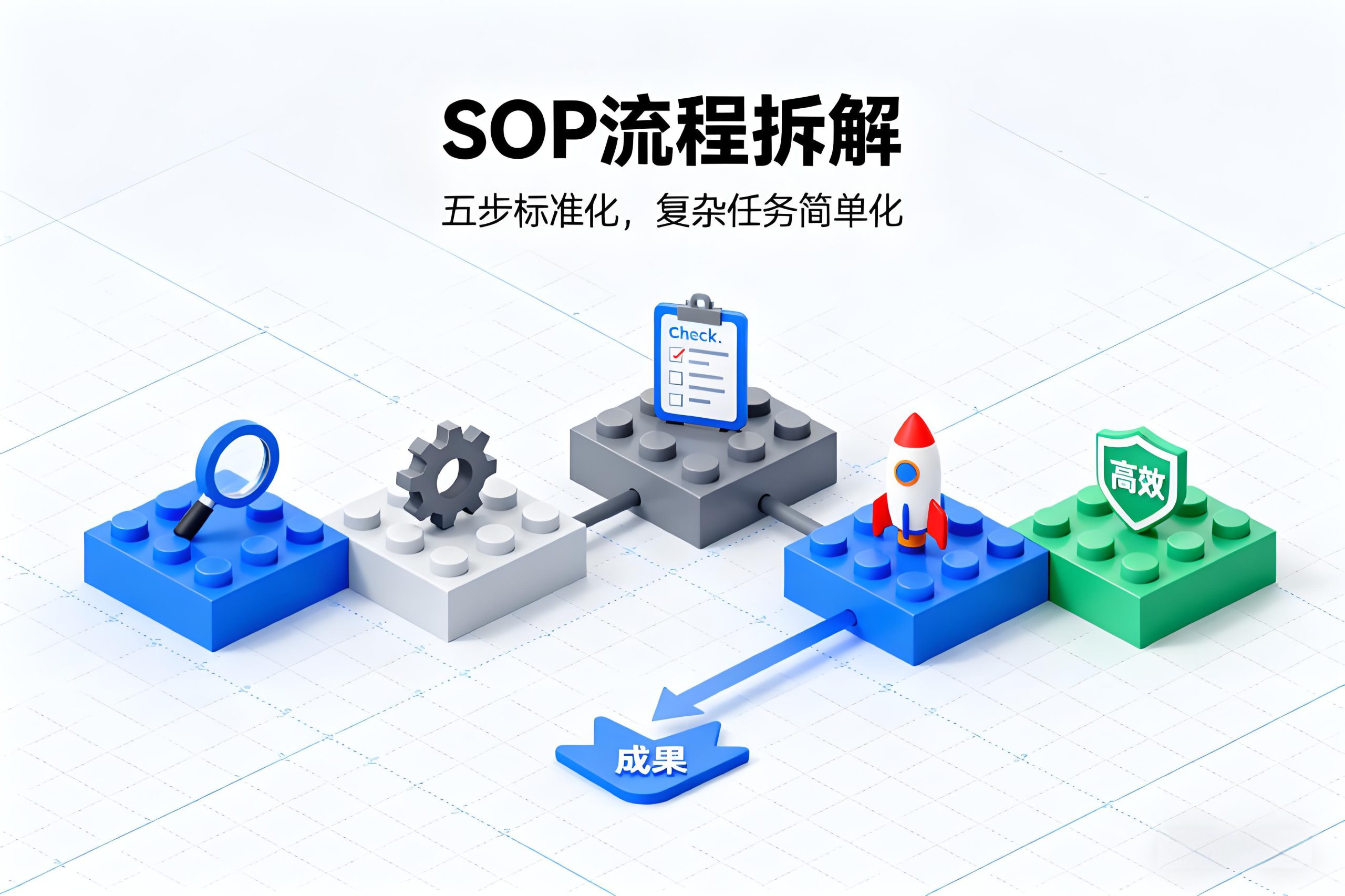 SOP流程拆解指令：五步生成标准操作流程