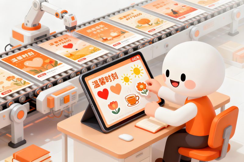 暖心海报Coze工作流-自动生成治愈系图文