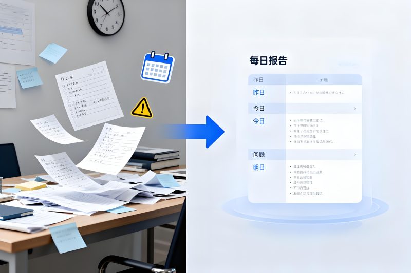 高效日报生成指令 | 工作汇报模板