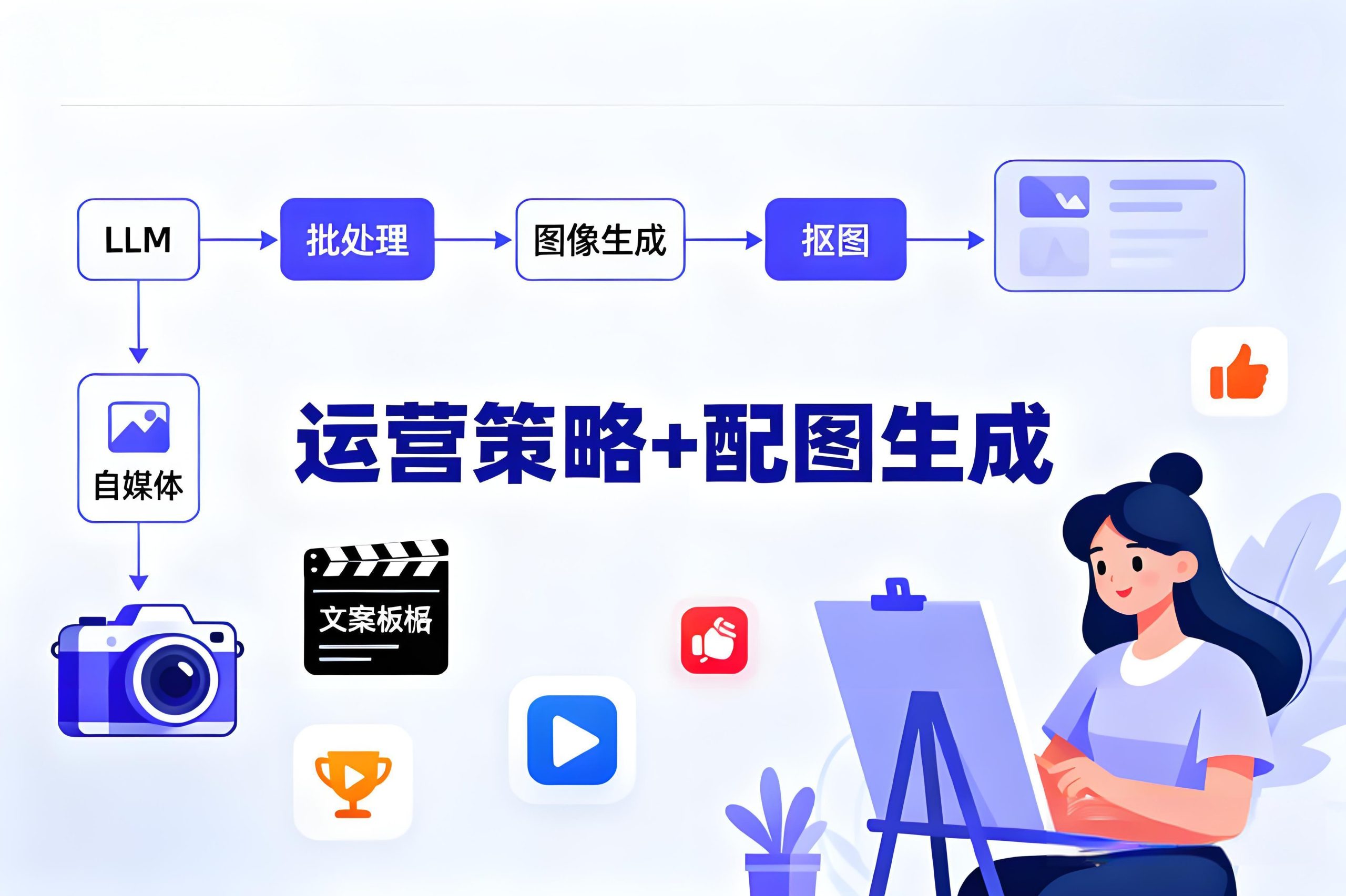 自媒体运营策略生成工作流 | 一键输出图文模板