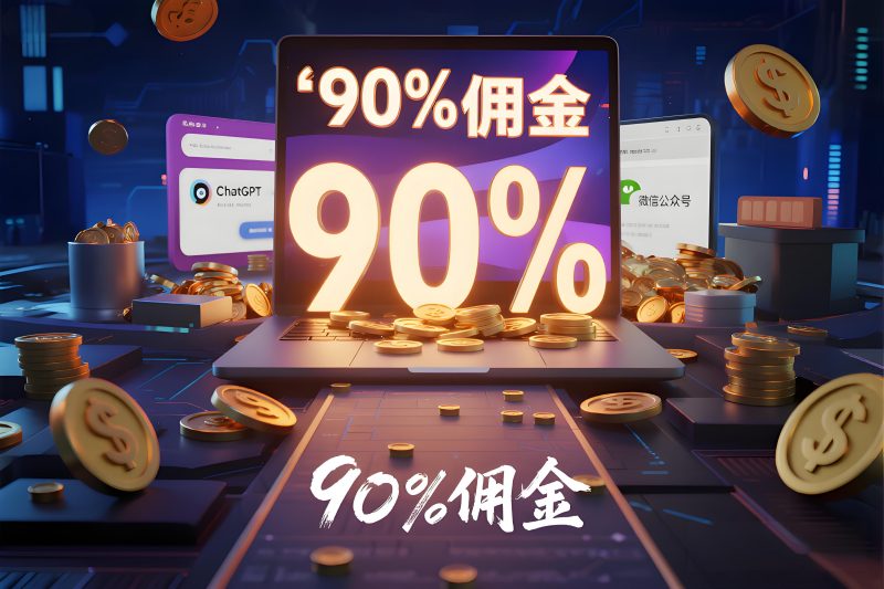 AI小说分销副业：90%高佣公众号变现攻略