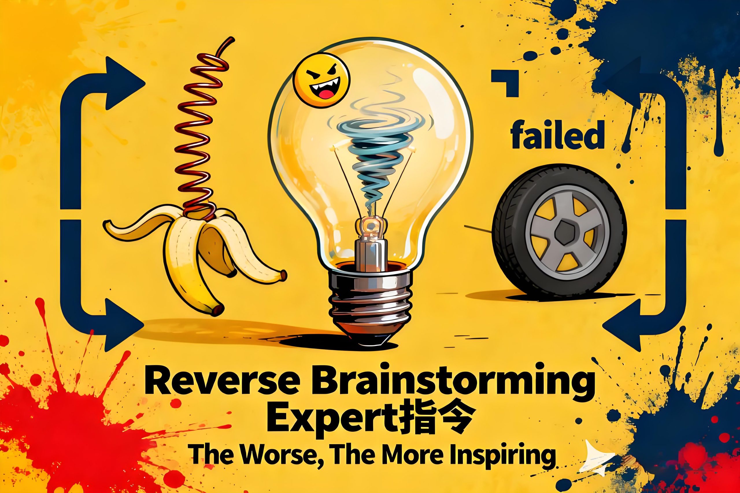反向头脑风暴指令：用糟糕点子激发创意