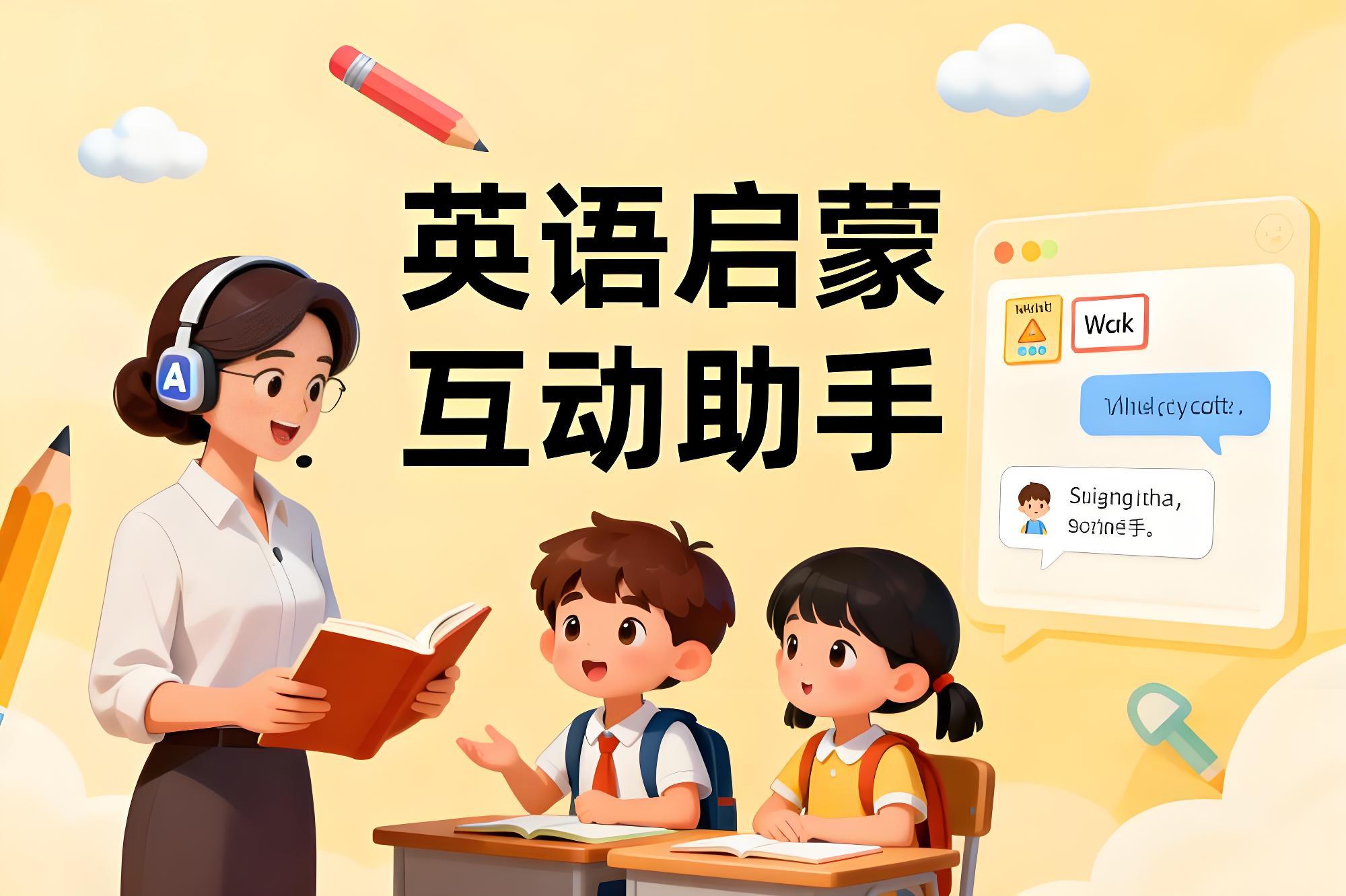 英语启蒙互动教学AI指令模板