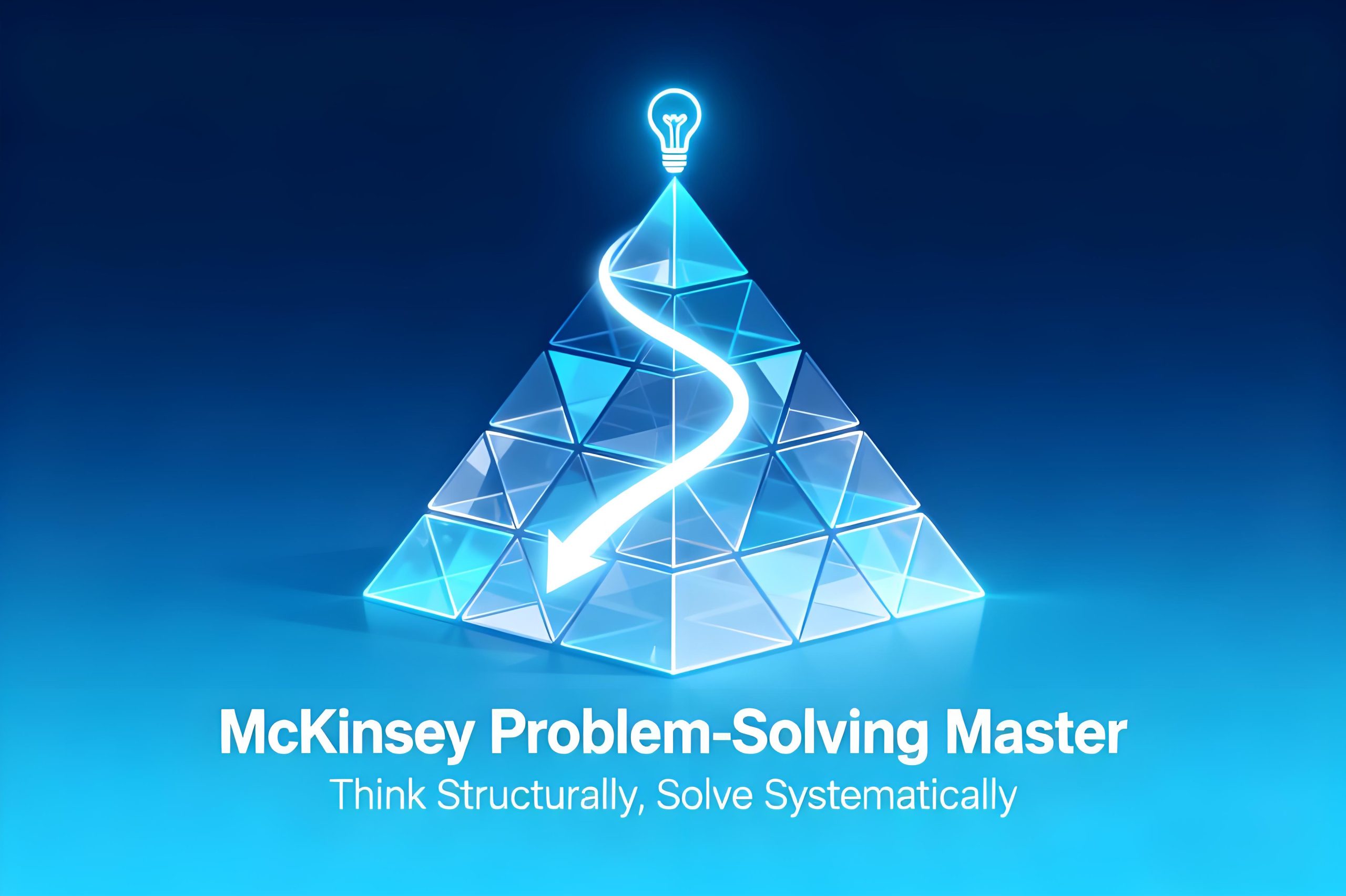 麦肯锡问题解决大师指令 | 像顾问一样思考