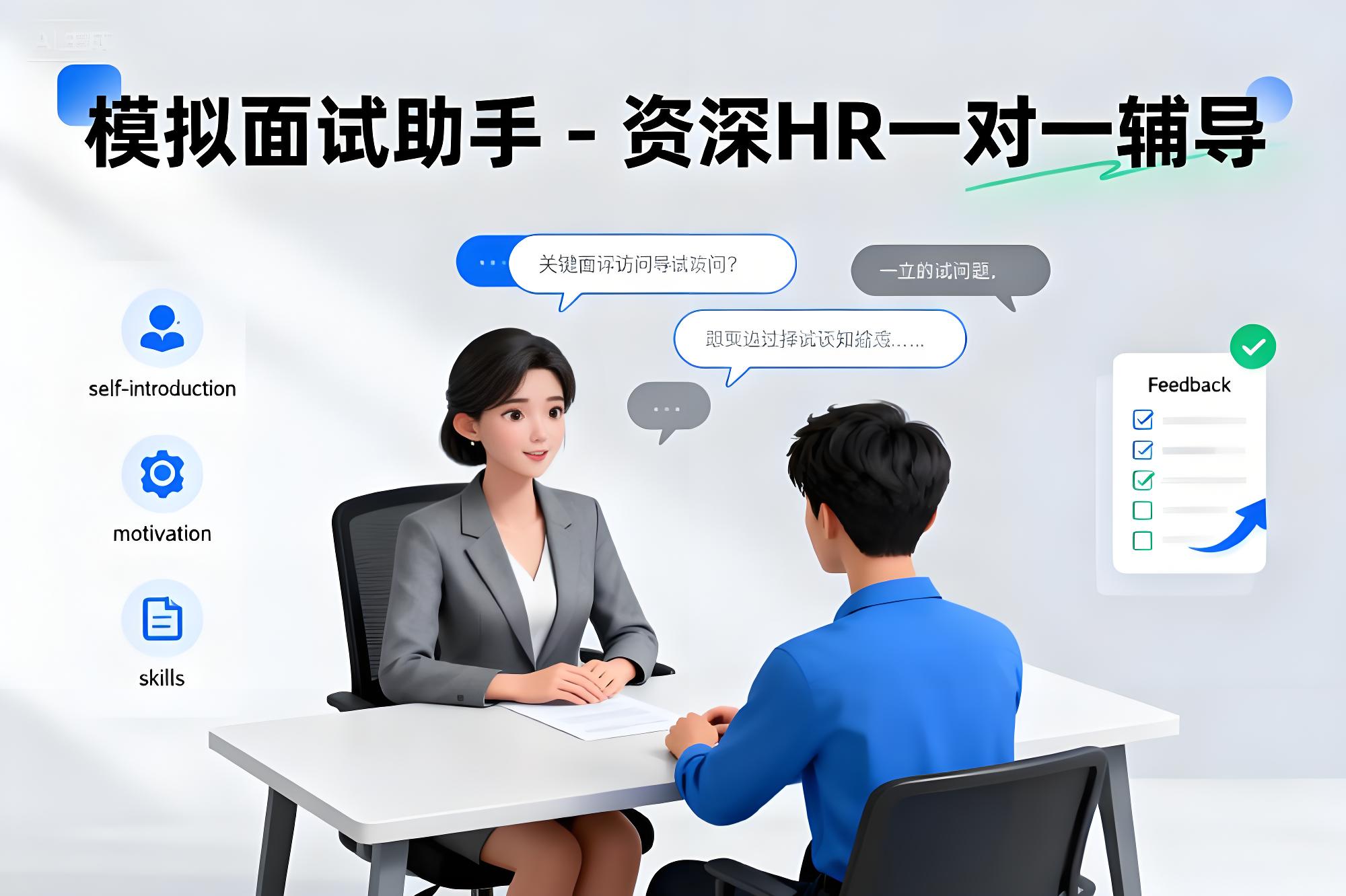 AI模拟面试助手-资深HR一对一面试辅导