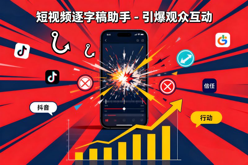 短视频逐字稿AI生成器-爆款文案一键创作