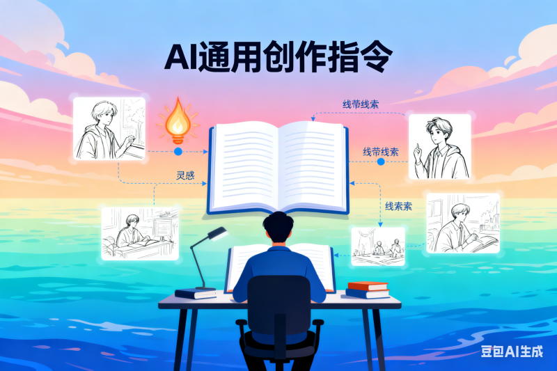 AI通用创作指令｜小说写作全流程模板